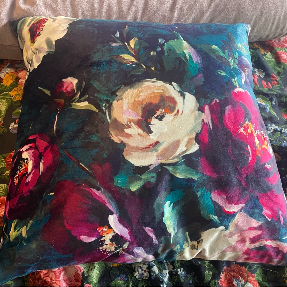 Floral Decorative Pillow